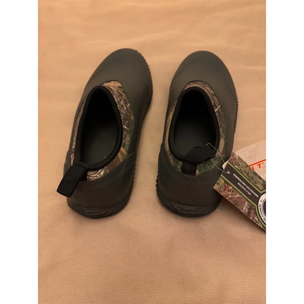 Habit Mens Realtree Xtra Camo All Weather Waterproof Slip On Black Sz 11 New