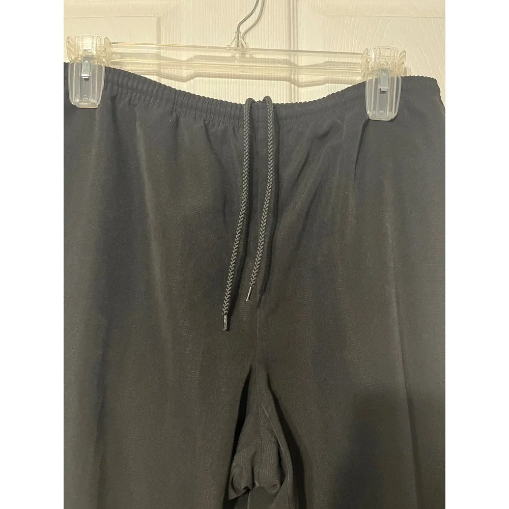 EP Pro Mens L Black Golf‎ Lined Wind Pants Elastic Waist Zippered Cuffs