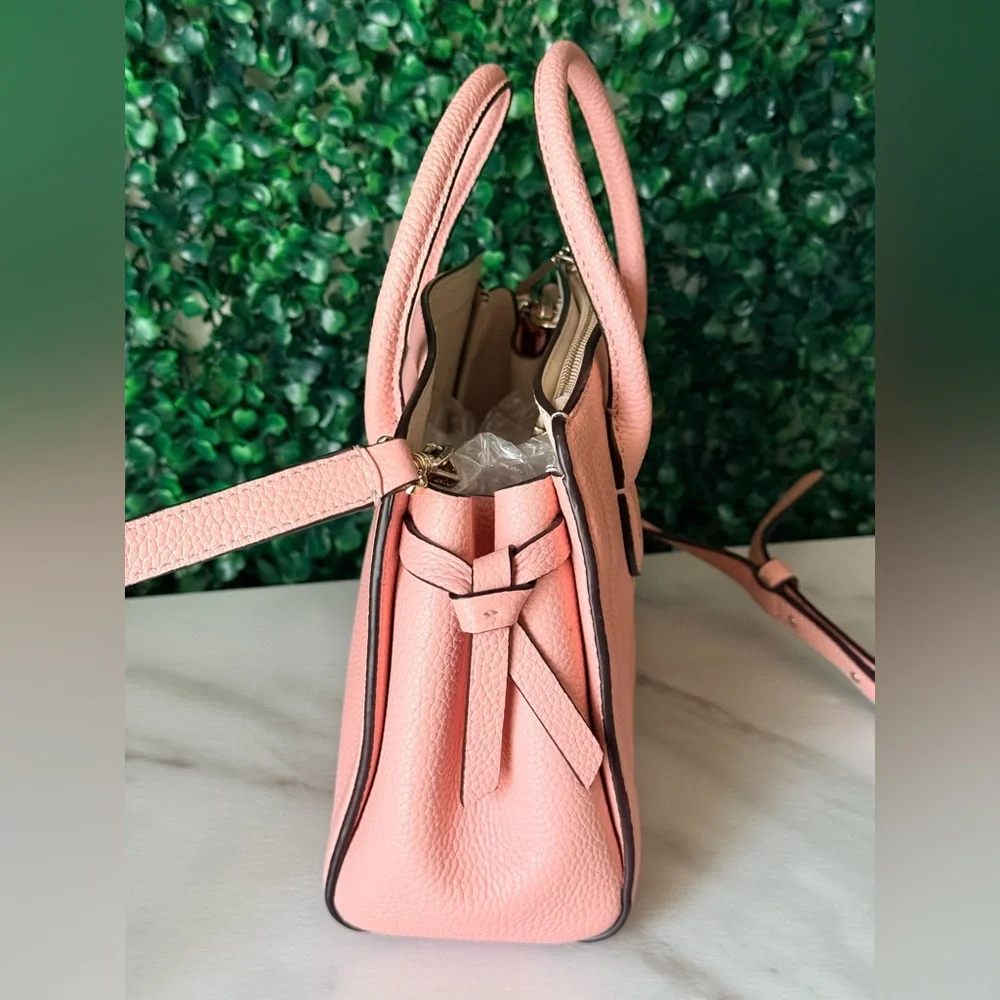 Kate Spade Pink Leather Handbag Top Handle Crossbody