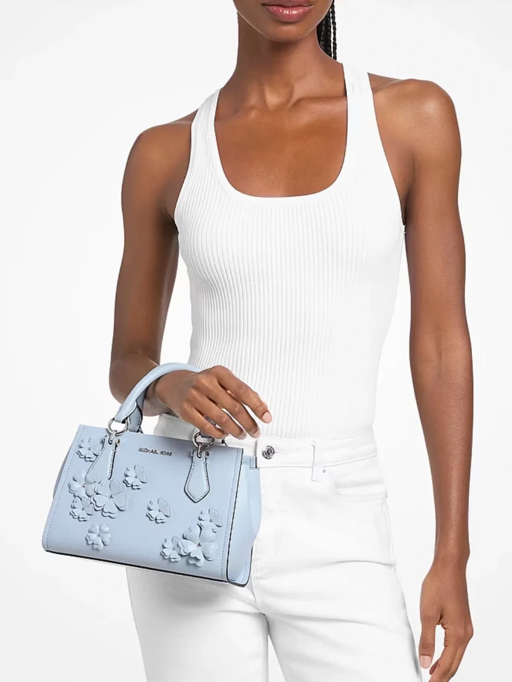 MICHAEL KORS Marilyn Small Embellished Satchel Crossbody