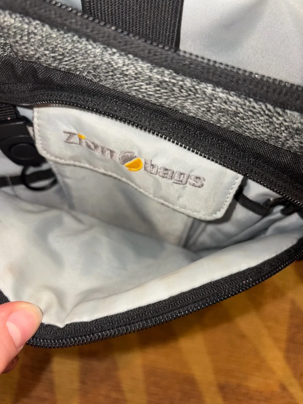 Urban Grey Messenger Bag for Men
