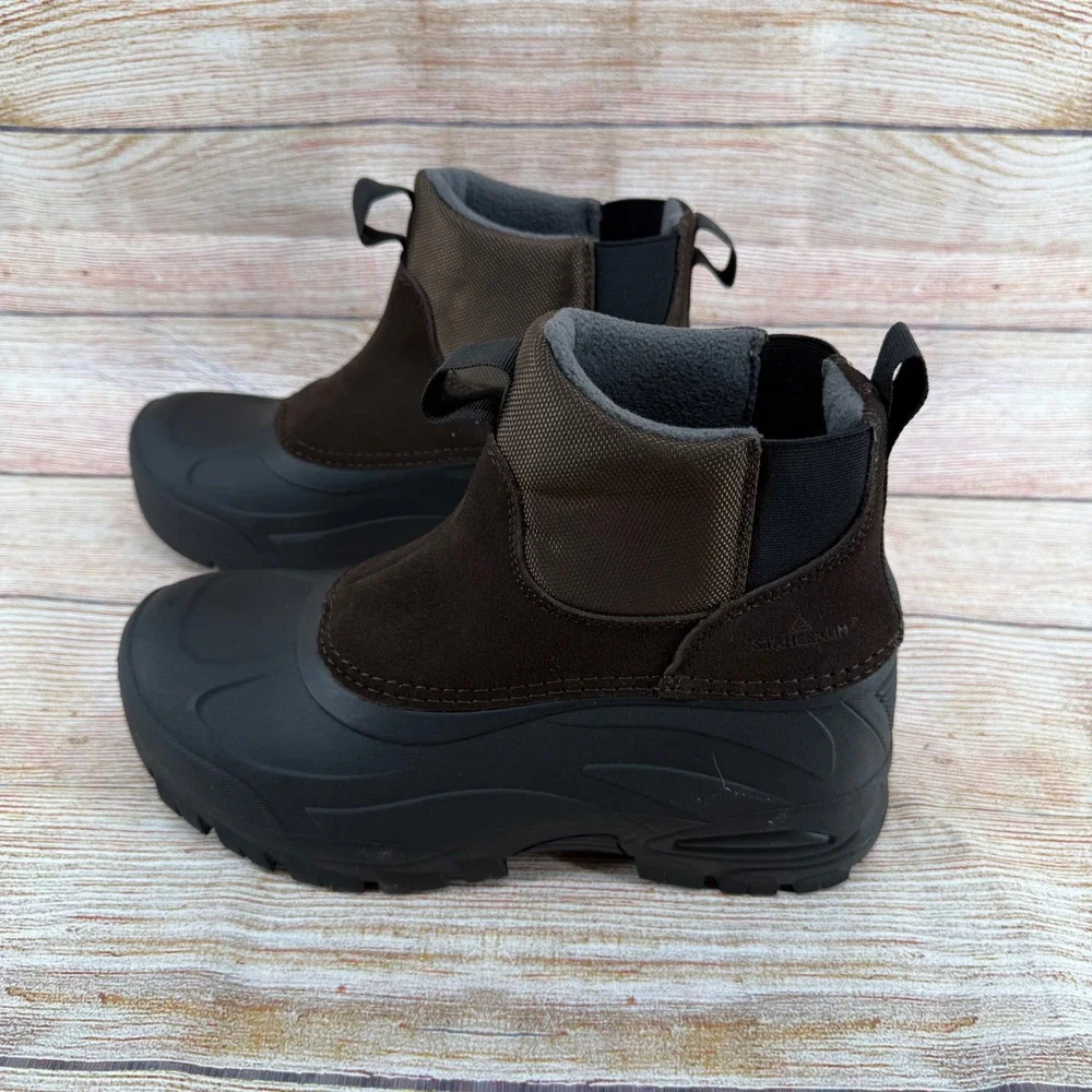 Staheekum Mens Yukon Brown Waterproof Winter Boots‎ Cold Rated -20F Size 8 NEW