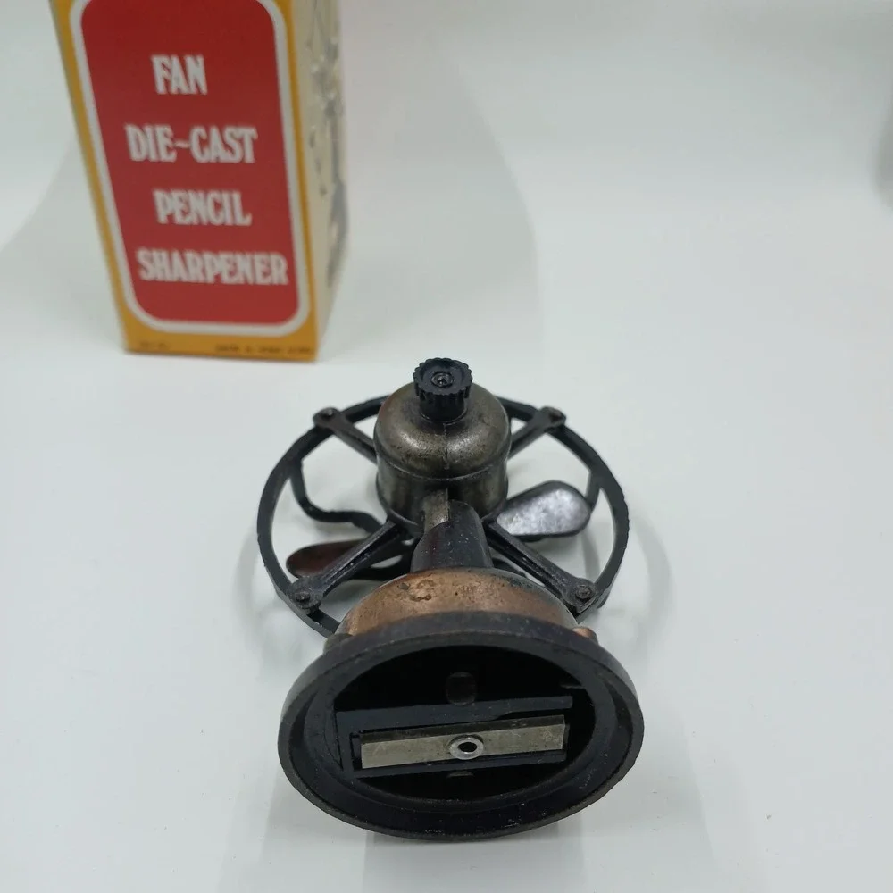 Die-Cast Mini Pencil Sharpeners LOT Set of 6 Vintage Made In Hong Kong‎