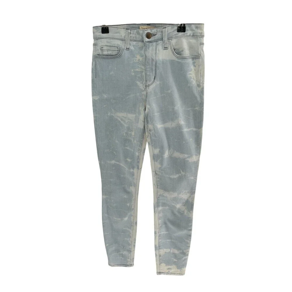 L'Agence Jeans Women's Size 25 Abyss Blue Tie Dye Skinny Margot