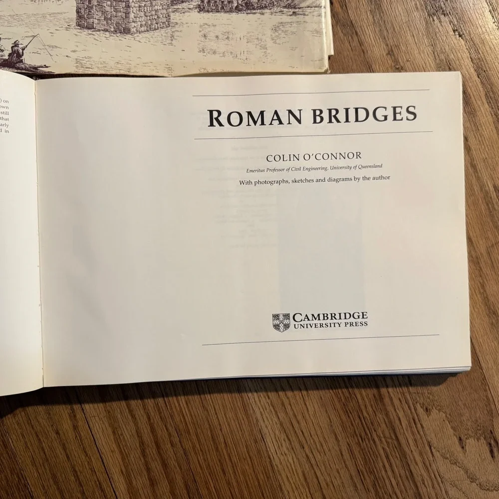 Roman Bridges by‎ Colin O'Connor (1993, Hardcover) 1st Ed Cambridge Univ. Press