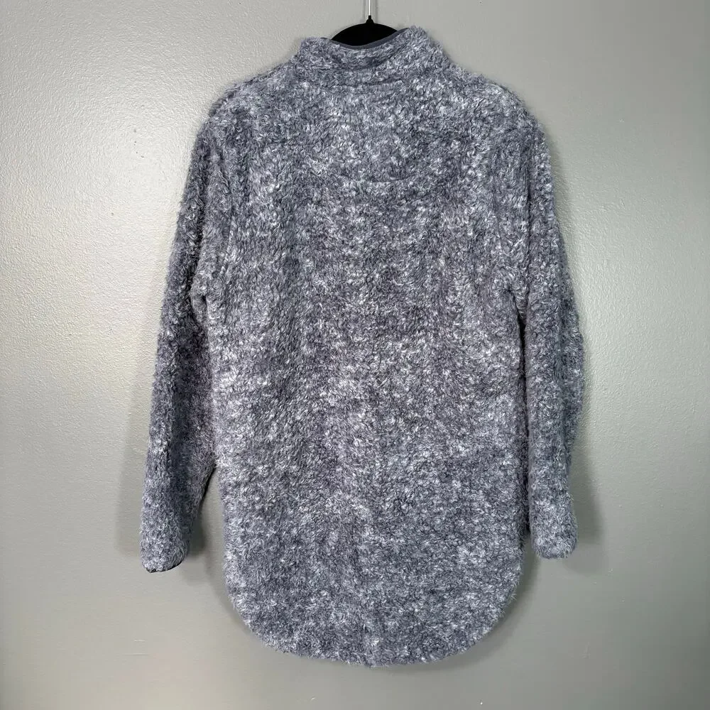 Stillwater Supply Co Y2K Gorpcore Sherpa Fleece Quarter Zip Jacket - Size Small