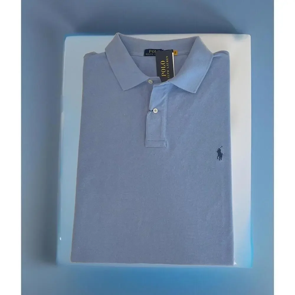 $110 Polo Ralph Lauren Men's Blue Polo Shirt BIG&TALL  4XLT