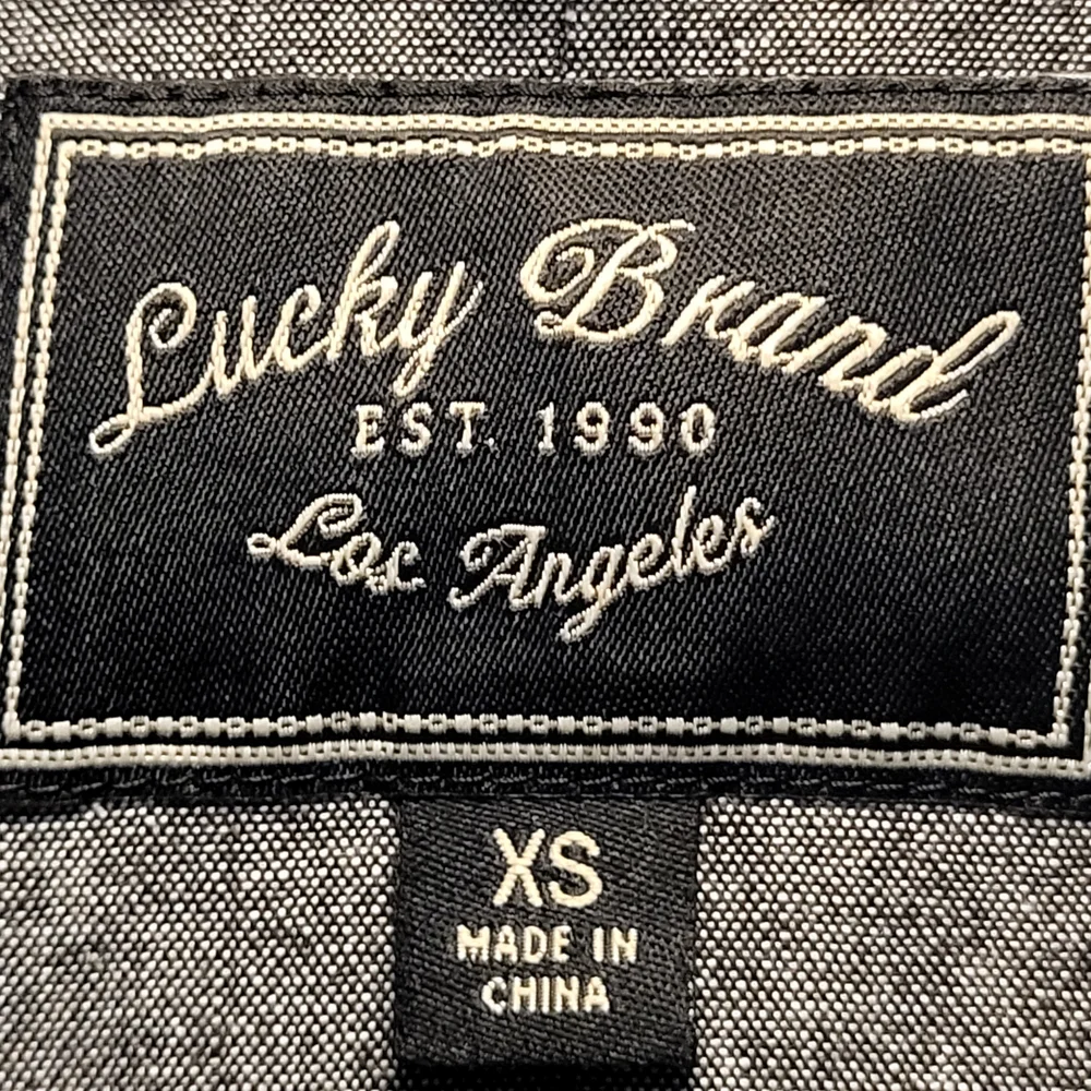 Lucky Brand Men's Black Subtly Pinstriped  Blazer - Size XS