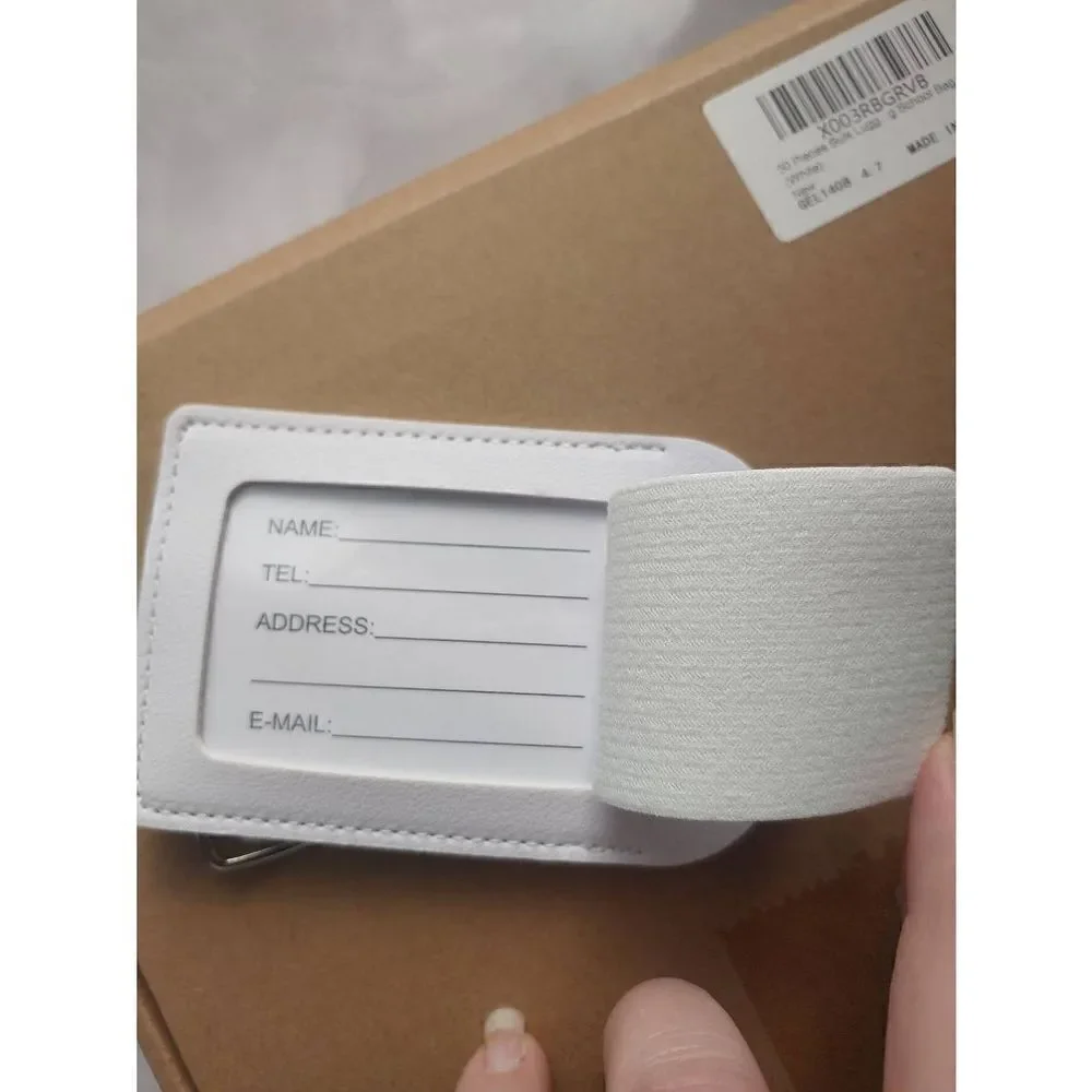 50 Pieces White Luggage Tags