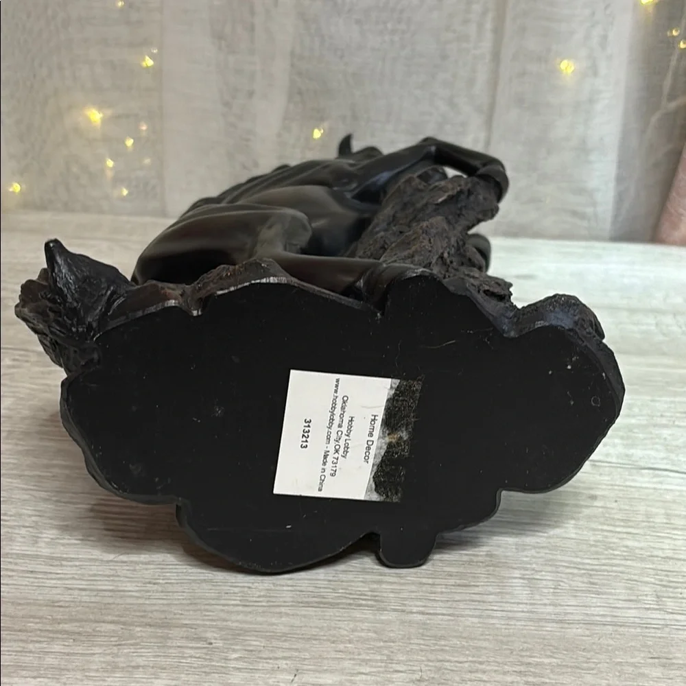 Elegant Black Horse Sculpture