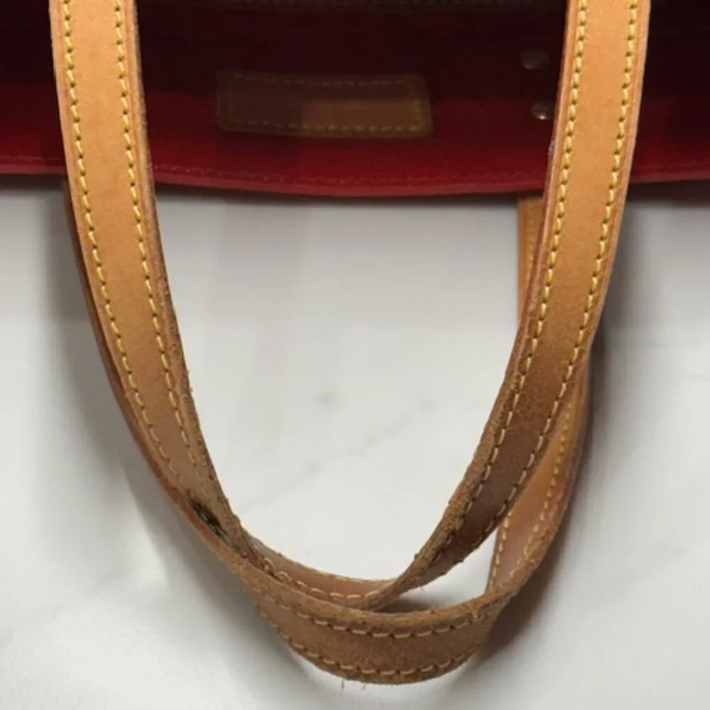 🔥🔥 Louis Vuitton Monogram Red Vernis Tote Bag EUC!