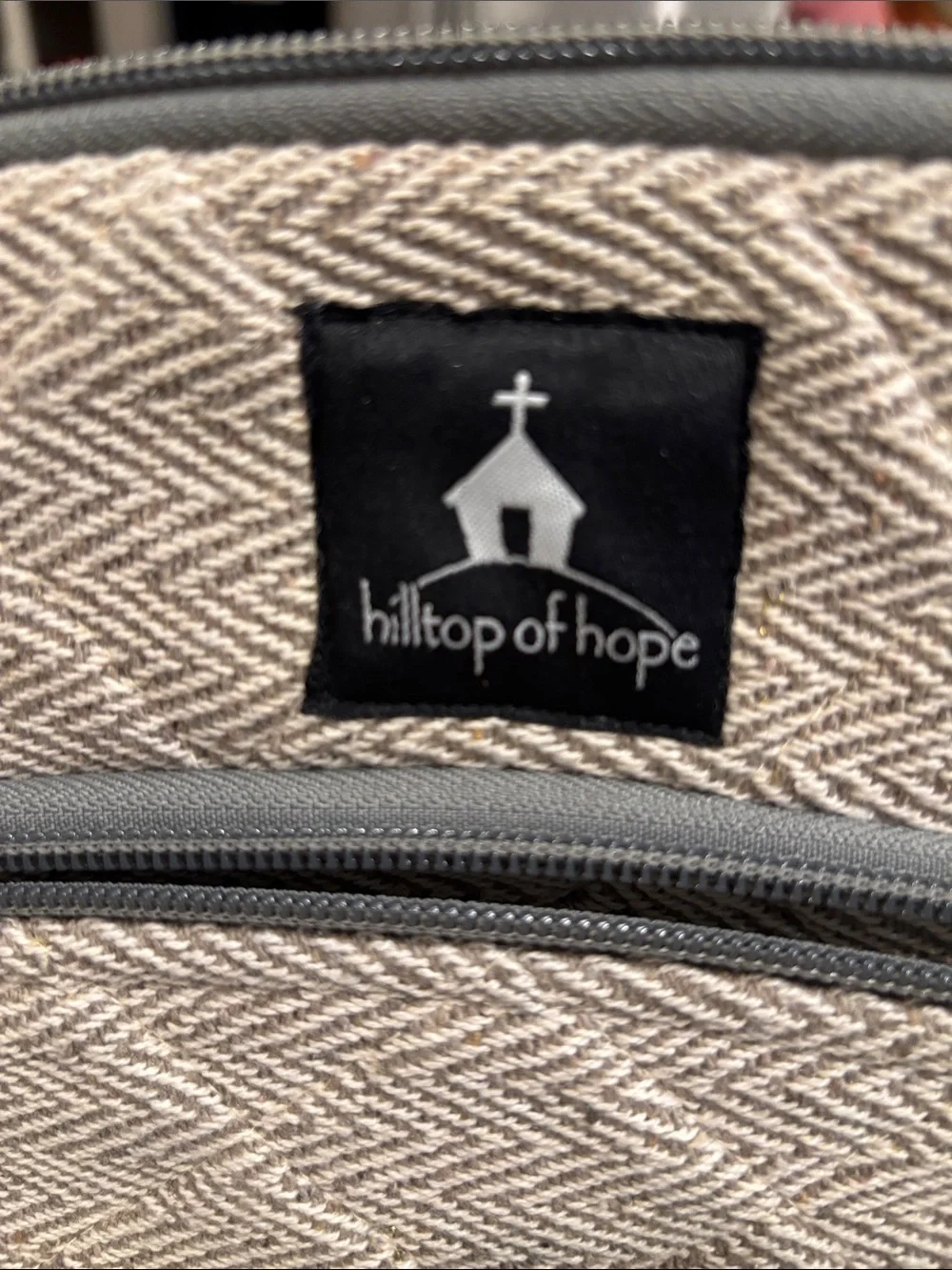 Hilltop of Hope cream herringbone