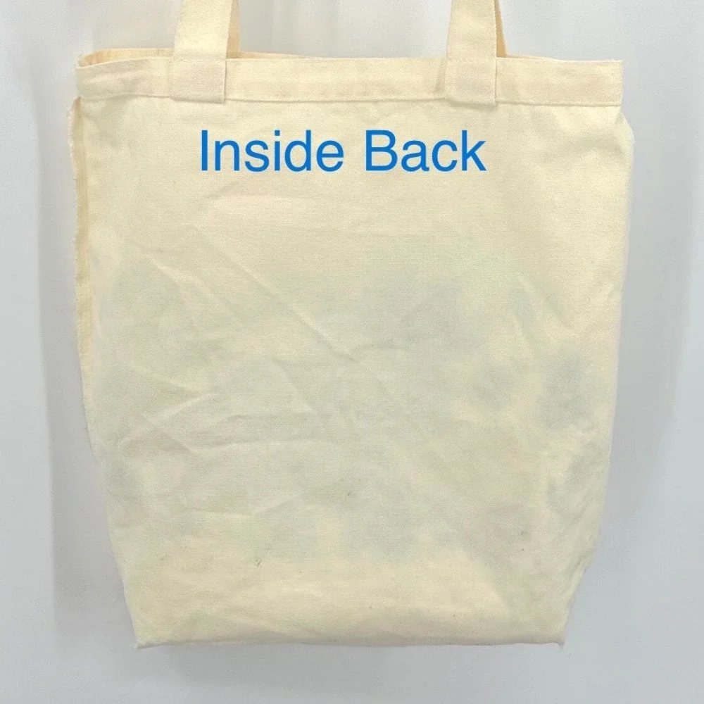 Astoria Gift Co Seattle Public Market Center Canvas Tote Bag Souvenir Cream