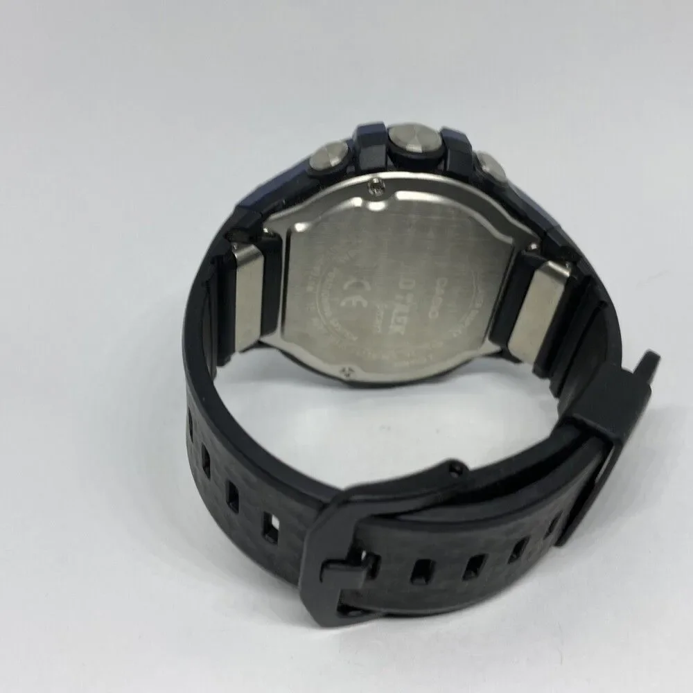 Casio Pro Trek WSD-F20 Men's Black Silicone Digital Display Smartwatch EY541