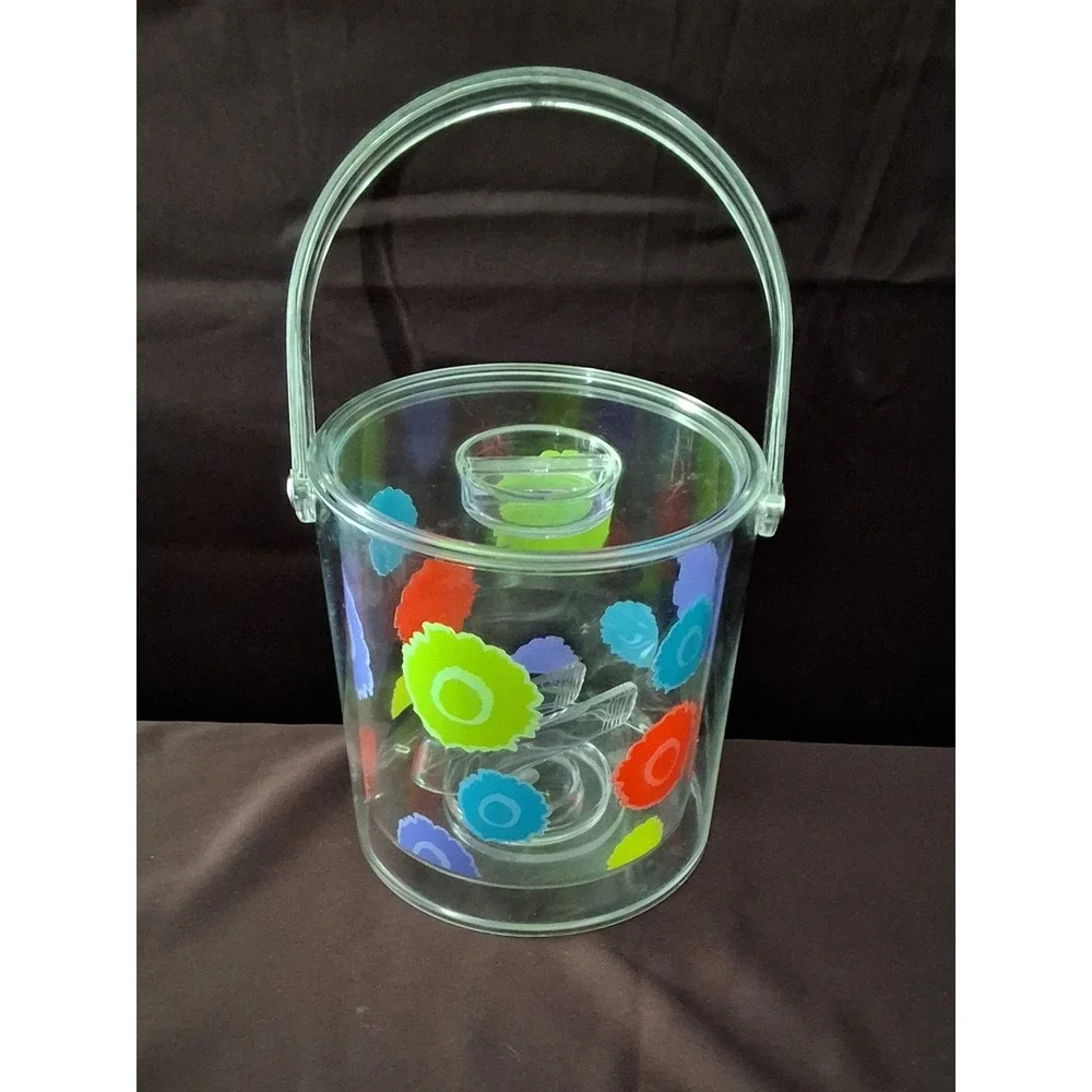 Vintage Acrylic Ice Bucket 