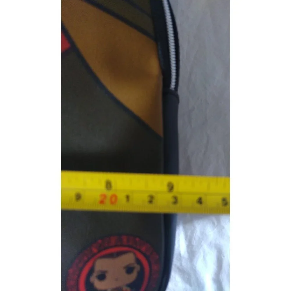 BLACK PANTHER, backpack with Funkopop and Marvel design, black, for children.