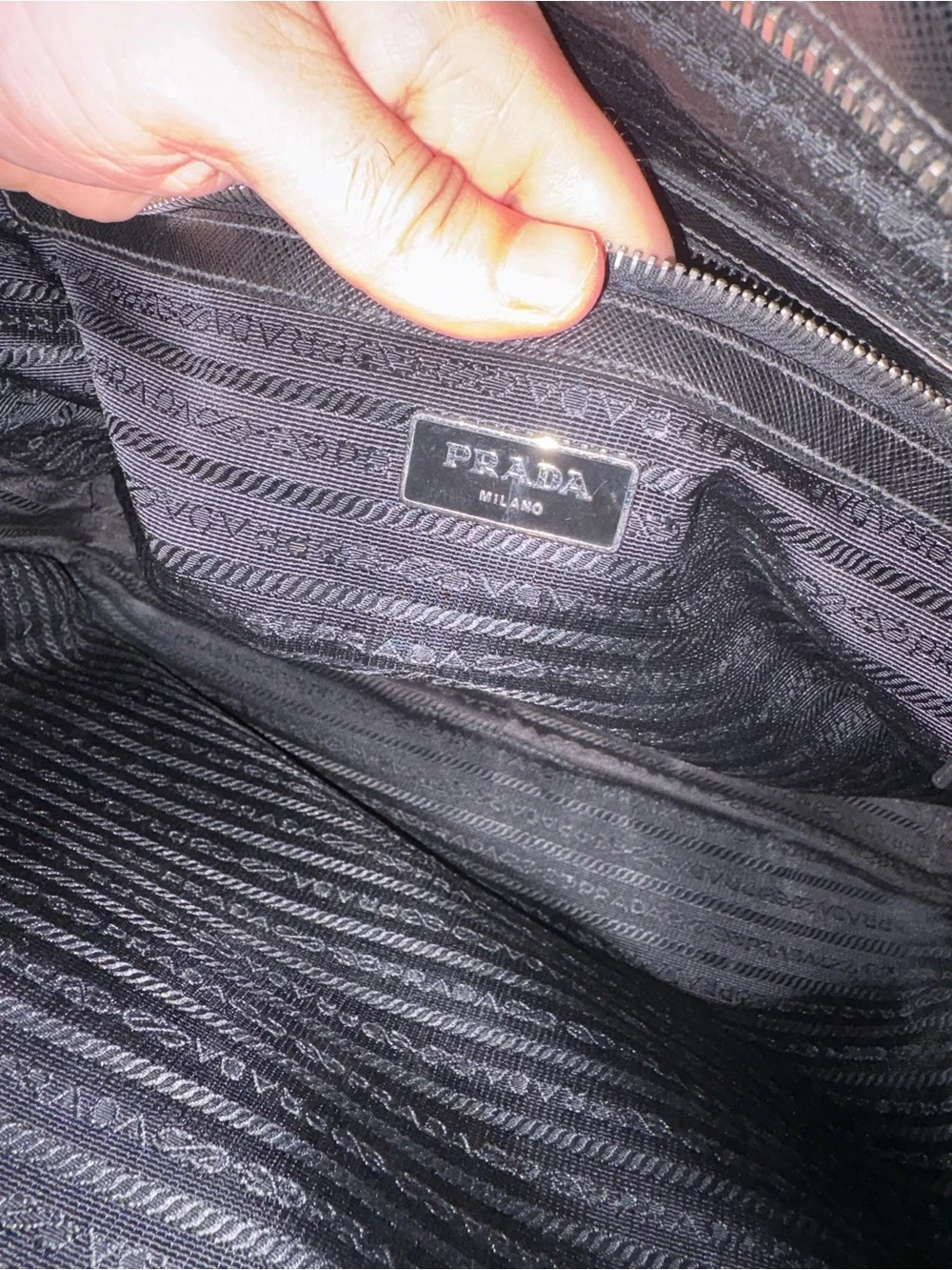 Prada sleek black