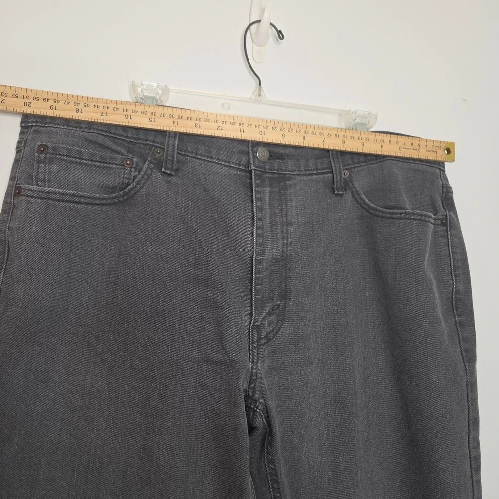 Levi's 541 Athletic Taper Gray Jeans Mens 40x30 Charcoal Denim Pants