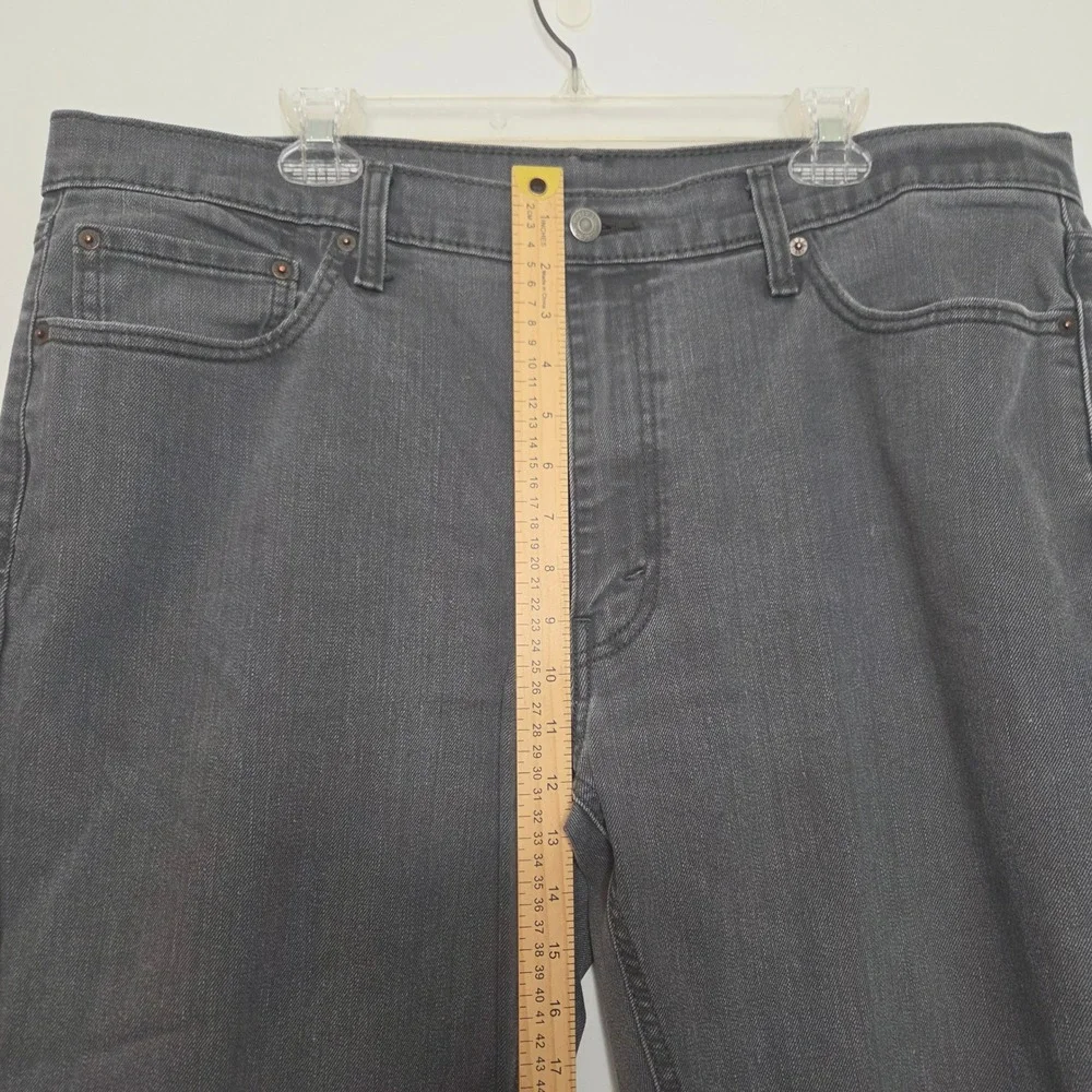 Levi's 541 Athletic Taper Gray Jeans Mens 40x30 Charcoal Denim Pants