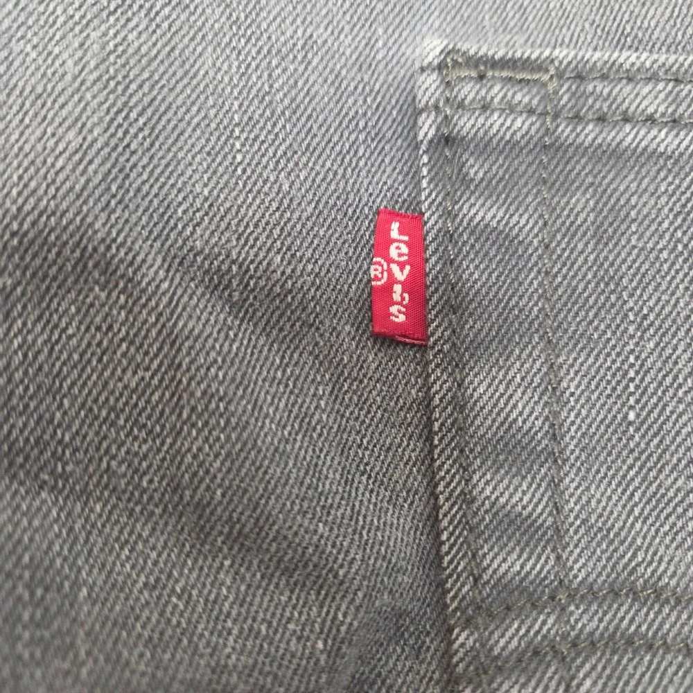 Levi's 541 Athletic Taper Gray Jeans Mens 40x30 Charcoal Denim Pants