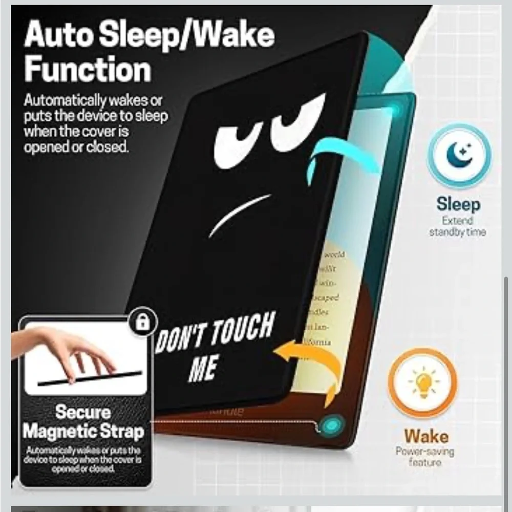 TNP Case For Kindle Paperwhite 12th Generation 2024 / DON’T TOUCH MY KINDLE