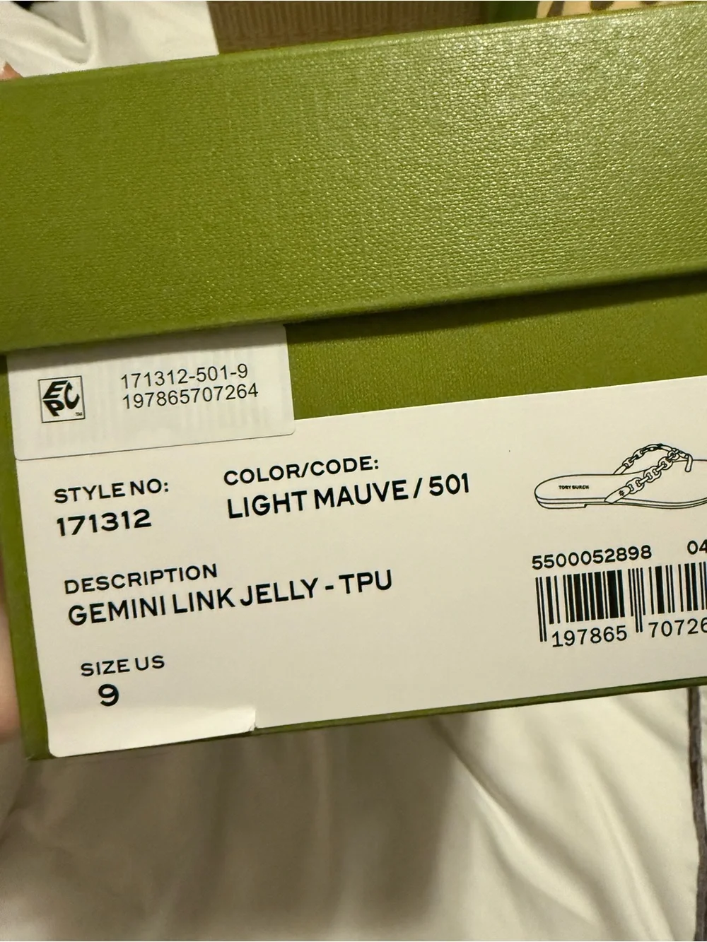 Tory Burch size decorative