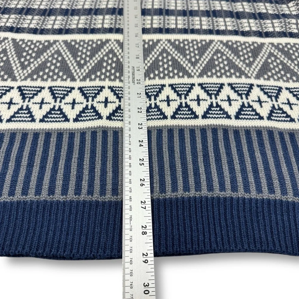 Columbia VTG 90 Sweater Size XL 1/4 Zip Multicolor Geometric Acrylic GrandpaCore