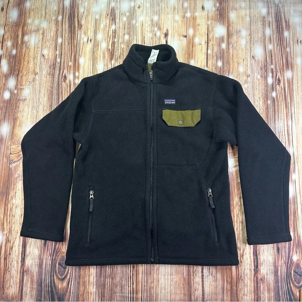 Paragonia Synchilla Snap-T Fleece Jacket Boys' Size L/ 12 Kids