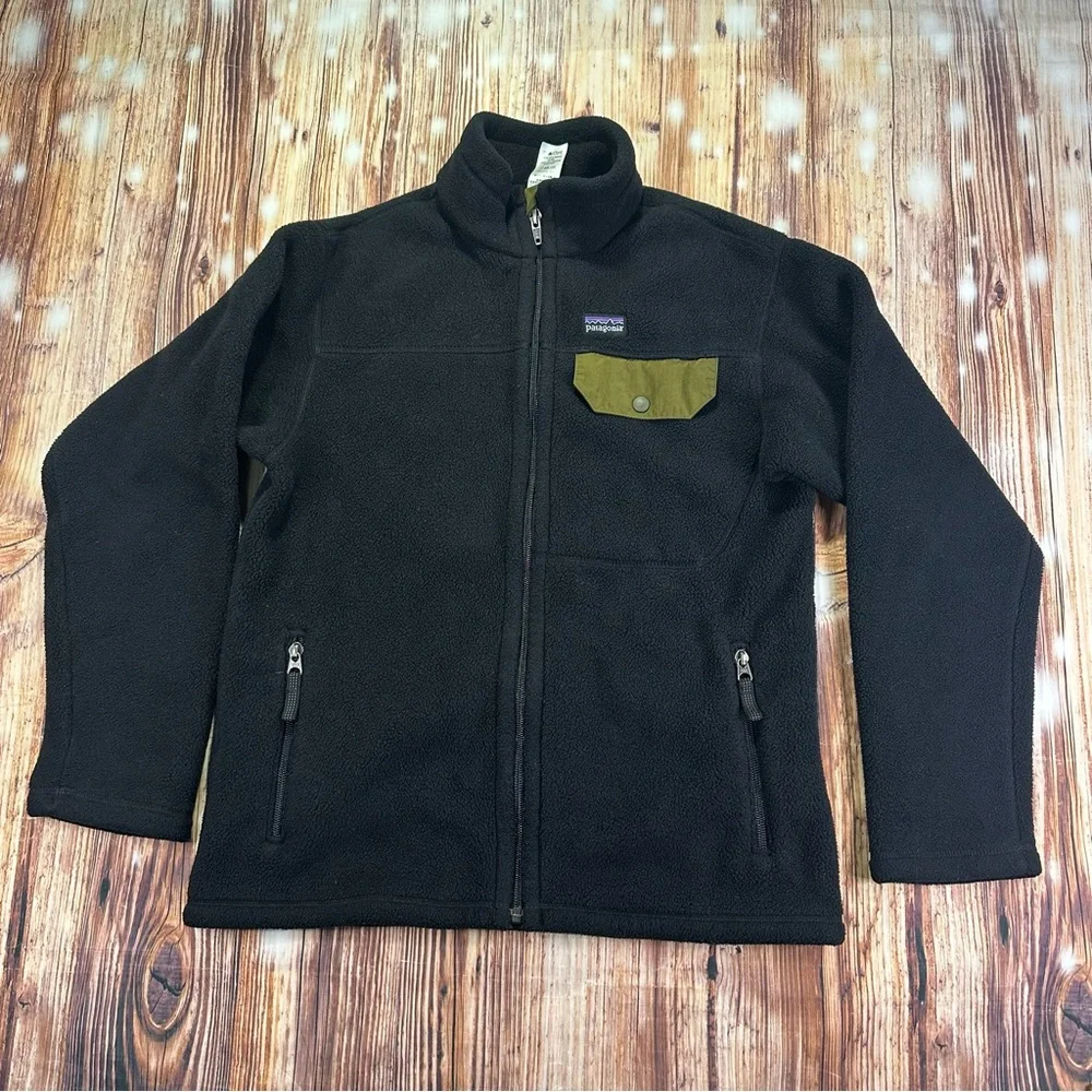 Paragonia Synchilla Snap-T Fleece Jacket Boys' Size L/ 12 Kids