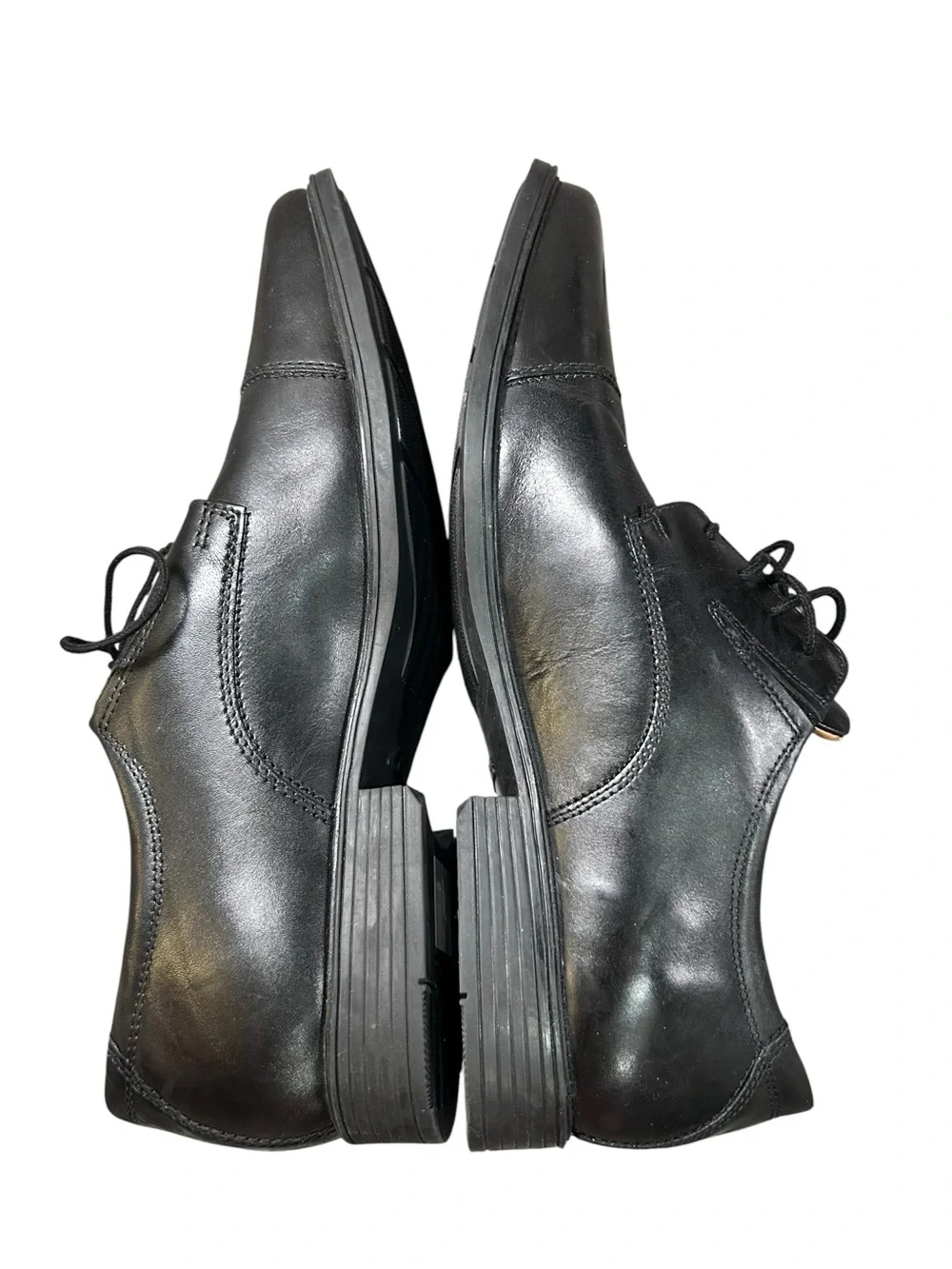 Men’s Clarks Collection Black Cap Toe Oxford Dress Shoes Size 13