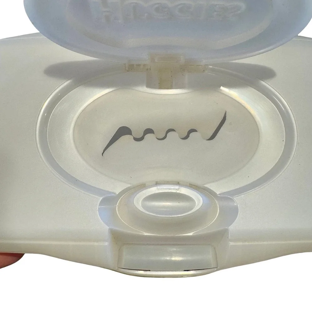 Huggies Baby Wipes Container EMPTY Wipe Case Holder Blue & Purple