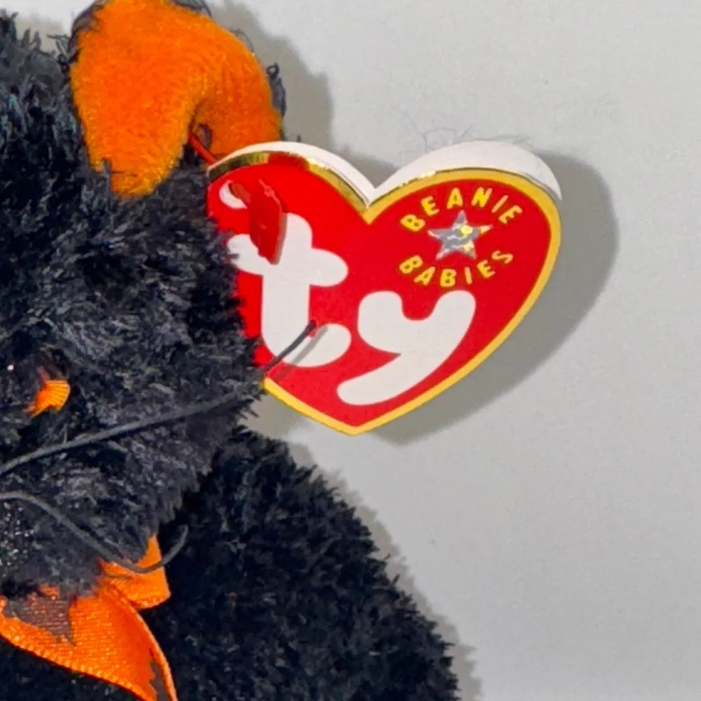 Vintage Ty Beanie Babies Black and Orange 