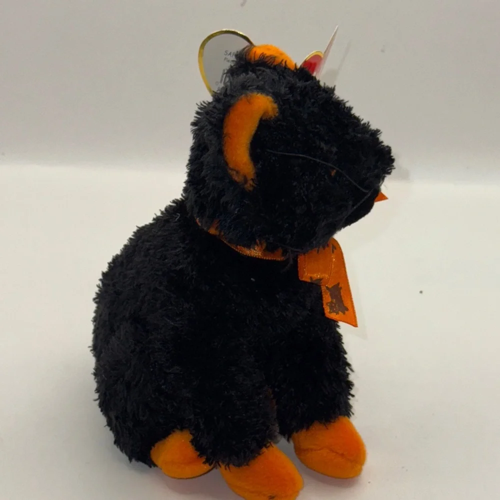 Vintage Ty Beanie Babies Black and Orange 