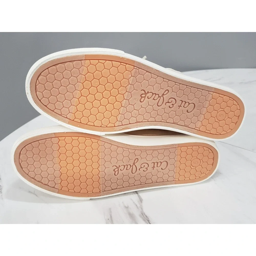 NEW Cat & Jack Boy's Reece Slip On Boat Shoes Beige Size 5‎ Tan Easter Dress