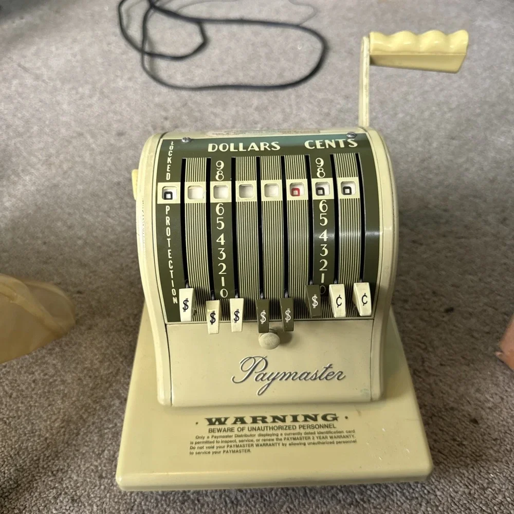 N/A vintage paymaster