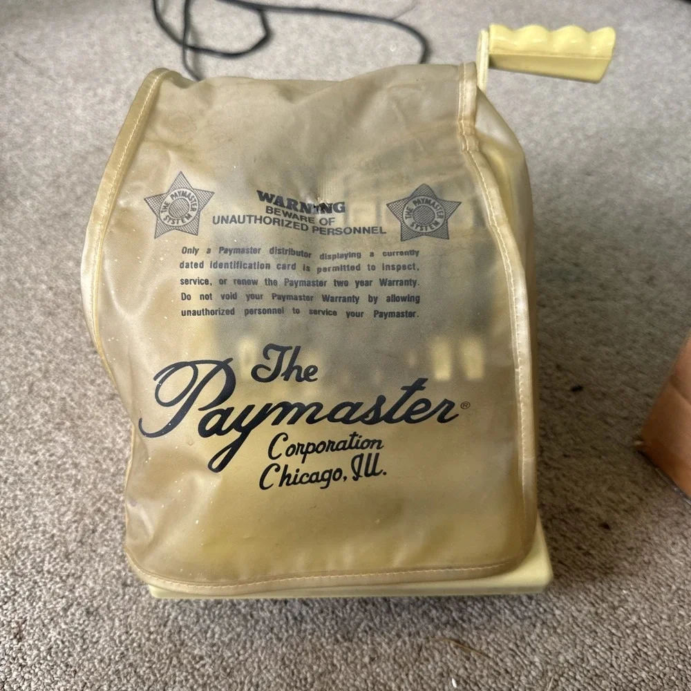N/A vintage paymaster