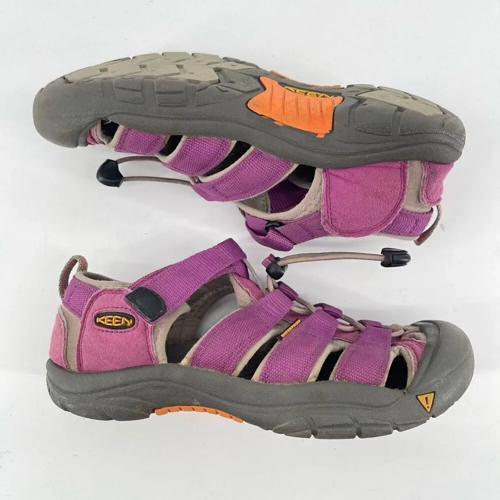 Keen Newport H2 Youth Sport Sandals – Purple Waterproof Hiking Size 4 (#1006571)