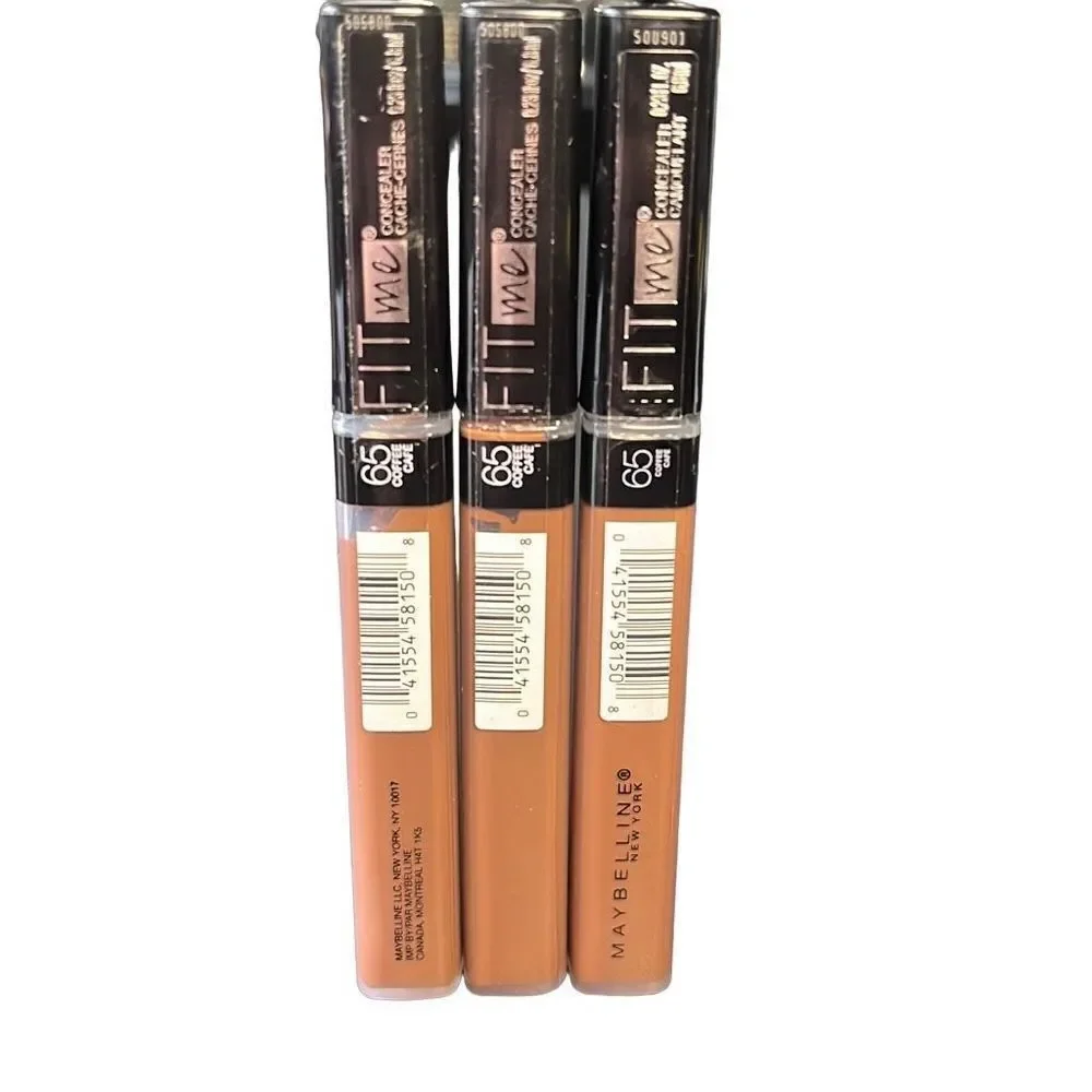 Lot of 3 65 Coffee Maybelline Fit Me! Concealer Concealers