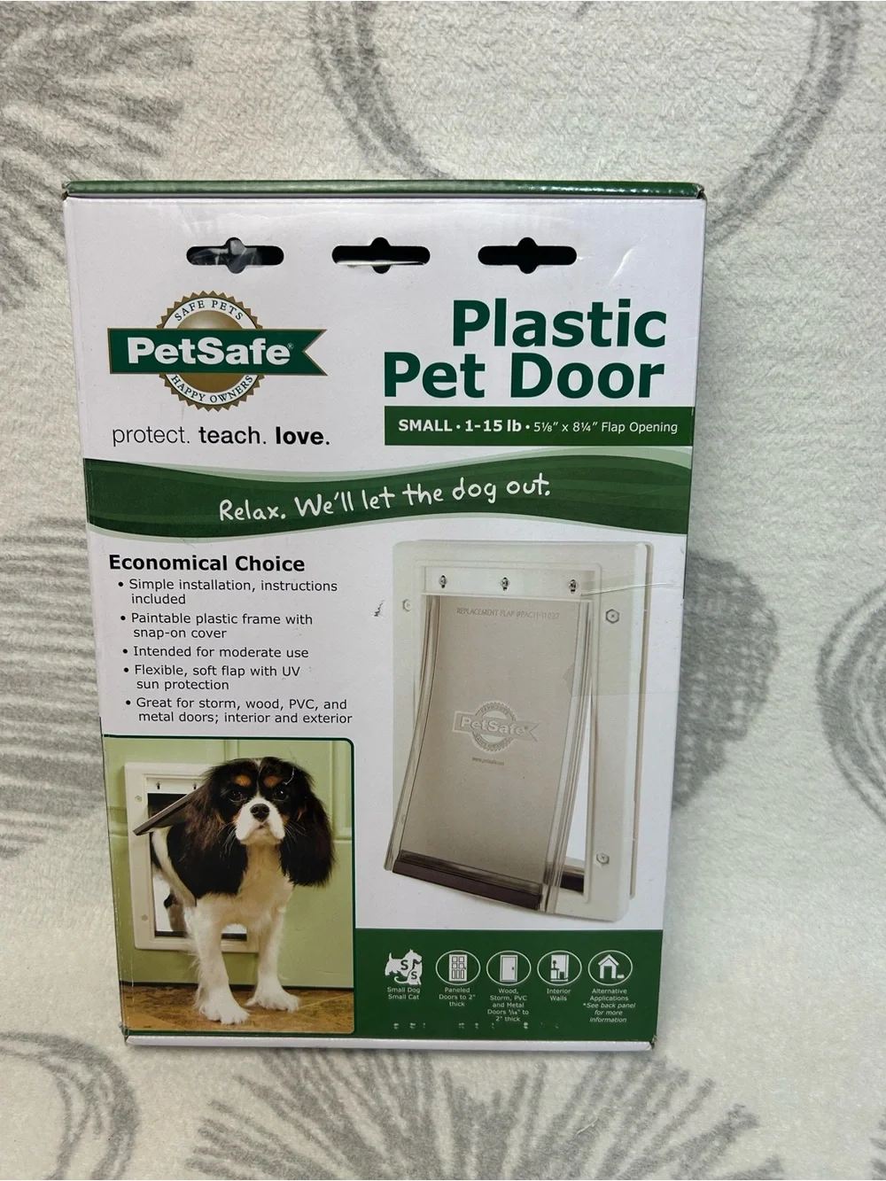 PetSafe Plastic Pet Door White PPA00-10958 Small 1-15 LB New In Box from Lowe’s