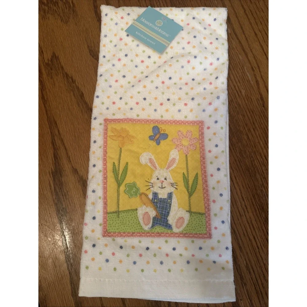 Set Of 3 New With Tags Kitchen Towels Easter‎ Spring Blossoms & Blooms