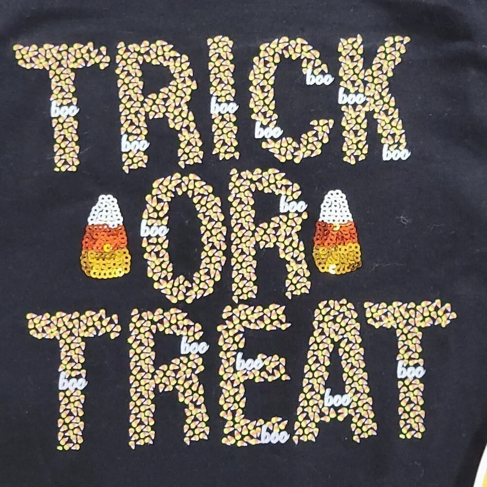 BTween Trick Or Treat Halloween Outfit Girls Size 4‎ Candy Corn Headband Holiday