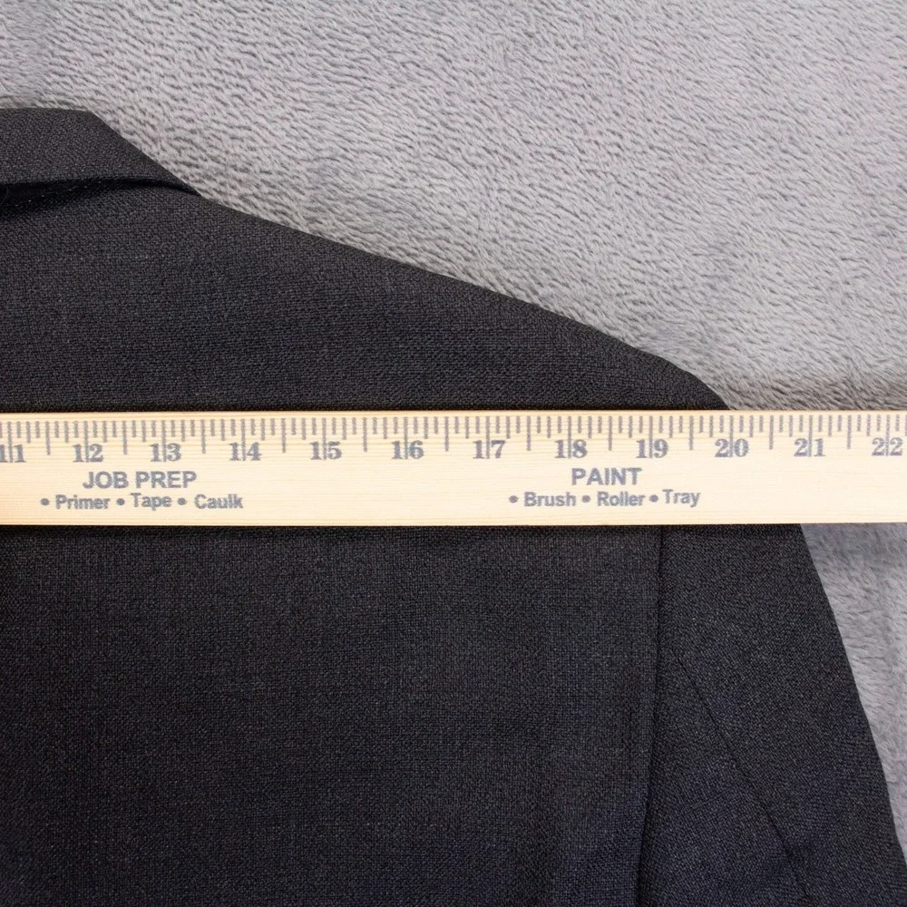 VTG Brooks Brothers Mens 42L Blazer Jacket Sport Coat Dark Gray Made in‎ USA