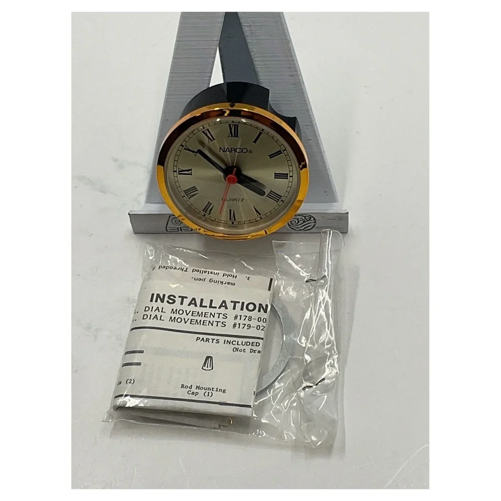 Narco Quartz‎ Clock Movement with Installation Kit