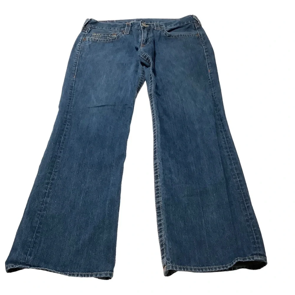 TRUE RELIGION WORLD TOUR Vintage Bobby Straight Jeans - Size‎ 36x33