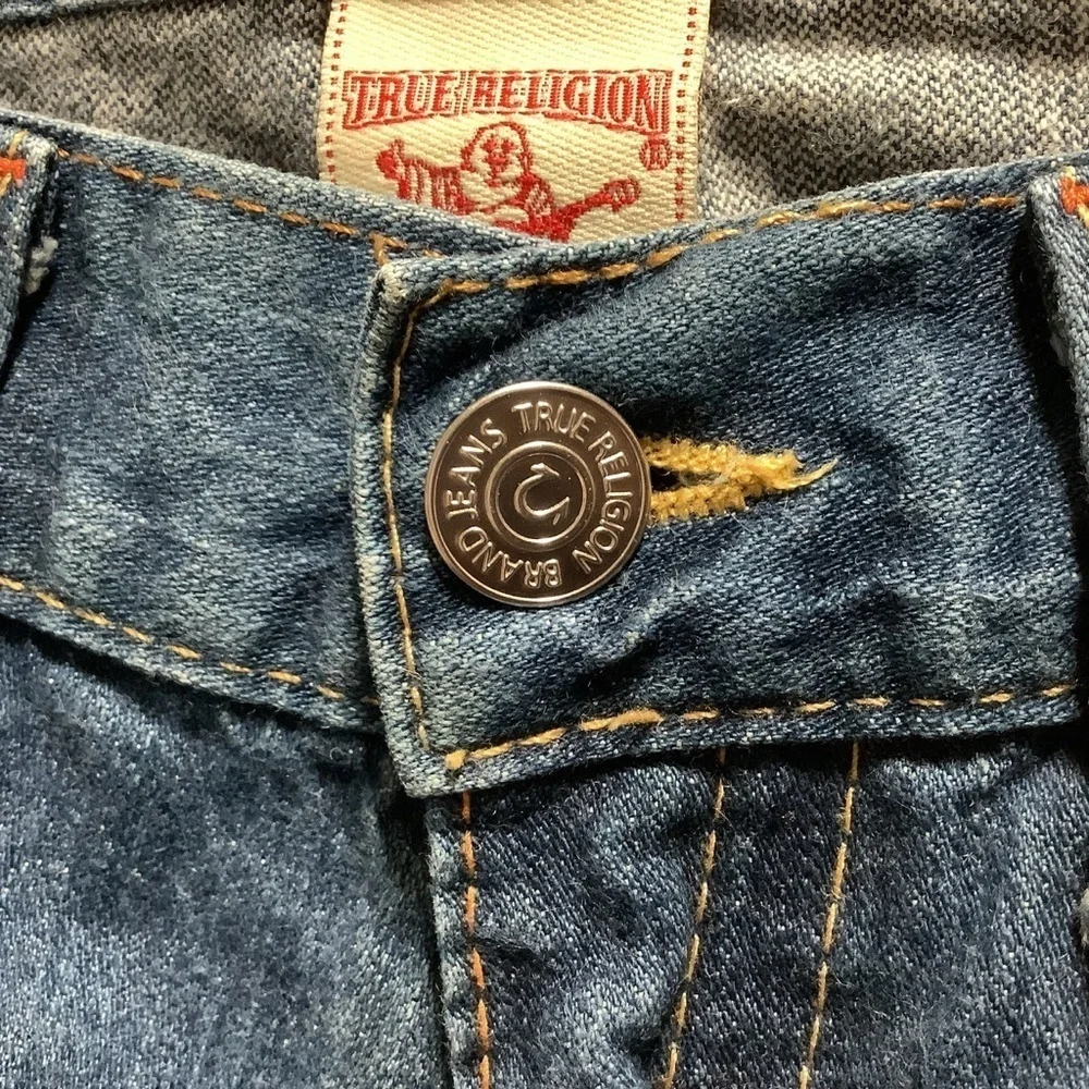 TRUE RELIGION WORLD TOUR Vintage Bobby Straight Jeans - Size‎ 36x33