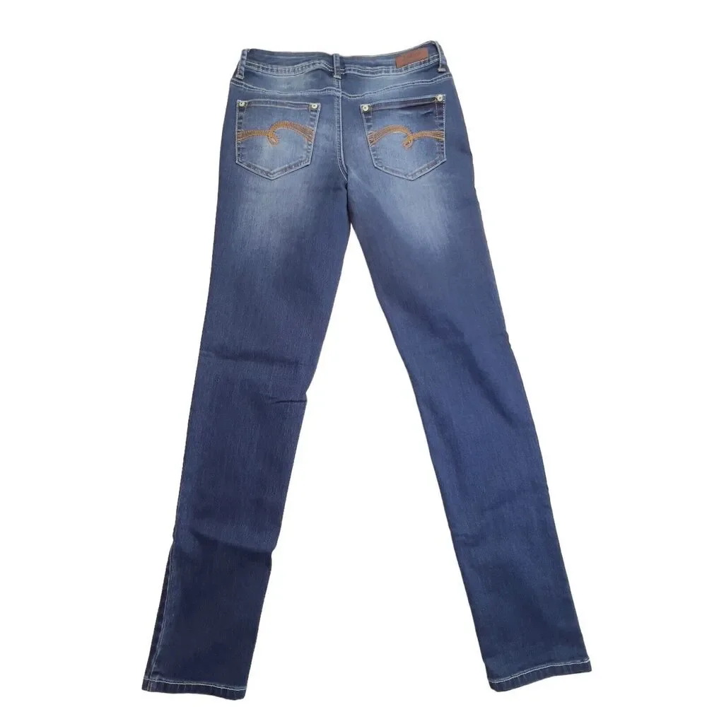 Justice Premium‎ Girls Denim Blue Jeans Simply Low Super Skinny Size 14R