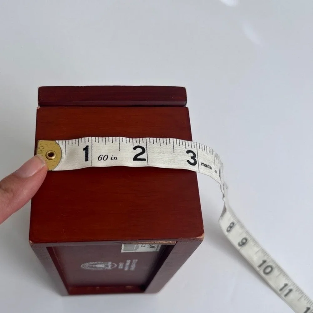 Disney Parks Mickey‎ Mouse Wooden Keepsake Trinket Box Cherry Finish