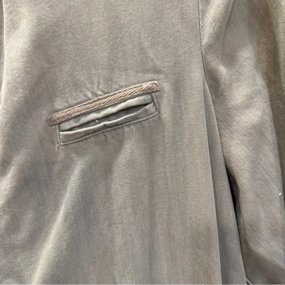 Sage‎ green Button-Up Long Sleeve Dress by Soft Surroundings