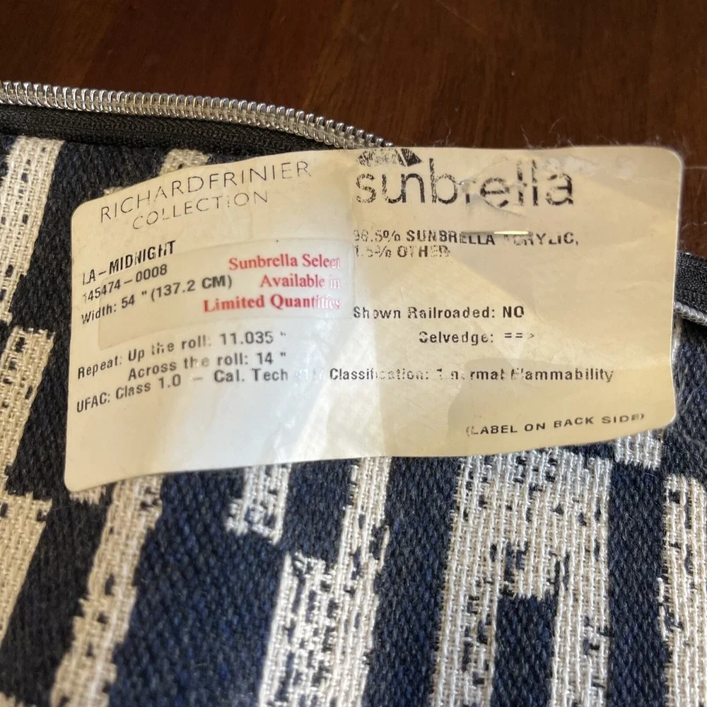 Sunbrella modern navy
