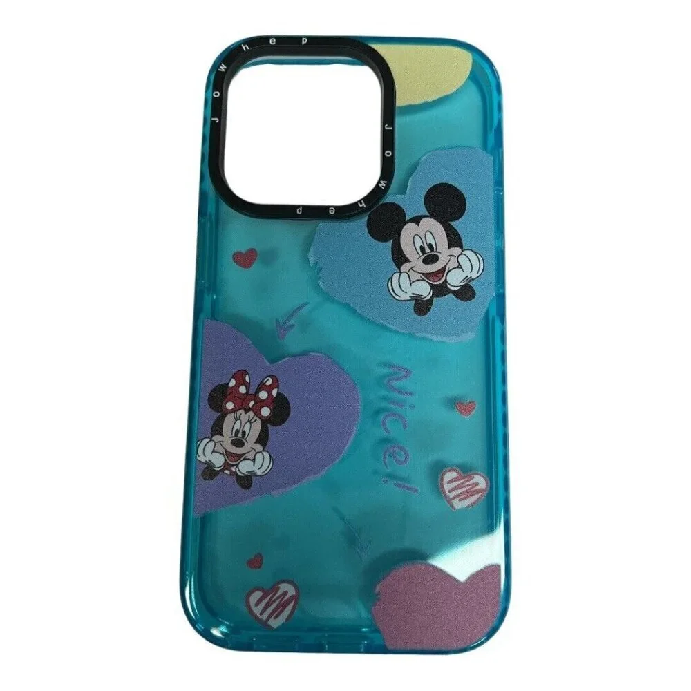 Jowhep iPhone 14 PRO Fashion Case~Girly Cute Cartoon Character Back Case L2 01